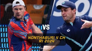 Nonthaburi 4 Challenger 2024 R1 Illya Marchenko vs Aslan Karatsev 5 Highlights [upl. by Itsur]