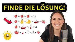 Mathe RÄTSEL Gleichungen – Schaffst dus [upl. by Nollat220]