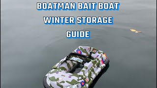 Boatman Bait Boat winter storage guide battery maintenance and cleaning advice [upl. by Notsek449]