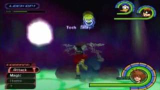 Kingdom Hearts  Defeating a Rare Truffle 100 Hits [upl. by Neils134]