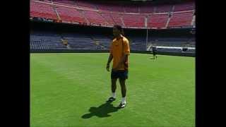 FC BARCELONA  RONALDINHO SOCCER LESSONS 34 [upl. by Standice440]