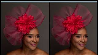 HOW TO MAKE THIS TRENDY CRINOLINE FASCINATOR [upl. by Ardnal]