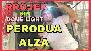 PROJEK MURAH DIY LAMPU  PERODUA ALZA  sekali give away [upl. by Atteiram]