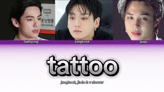 BTS aicovertattoojiminjungkookampteahyung aicover bts aicover aisongs kpop jungkook jimin jk [upl. by Nnywg]