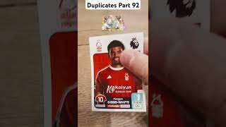 Adrenalyn XL 2024 Premier League Stickers Duplicates Part 92 adrenalynxl footballstickers panini [upl. by Eduino742]