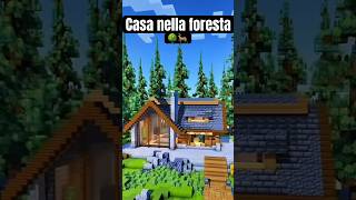 Casa nella foresta minecraft [upl. by Ansaev]