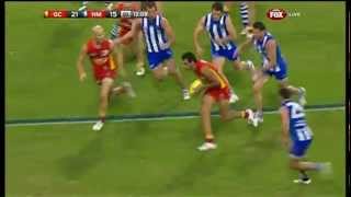 Gary Abletts freakish goal from the boundary  AFL [upl. by Brahear]