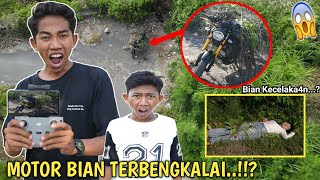 BIAN KECELAK4AN😭 MOTORNYA TERBENGKALAI DIJALAN GARA GARA INI  Mikael TubeHD [upl. by Bass]