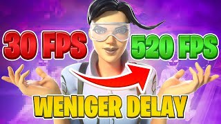 GARANTIERT MEHR FPS und WENIGER INPUT DELAY in FORTNITE COMPETITIVE mit DIESEN EINSTELLUNGEN 🔥📈 [upl. by Irah]