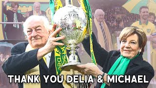 Thank you Delia amp Michael  From those who were part of your Norwich City journey  The Pink Un [upl. by Gotcher]