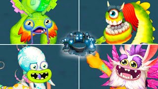 Wublin Island  All Monsters Sounds amp Animations  My Singing Monsters [upl. by Nady]