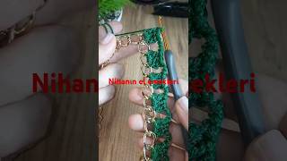 crochetidea crocheting crochettutorial diy handle bag knitting tığişi viralvideo fypシ゚ [upl. by Srini]