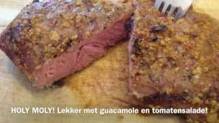 Hoe maak je een Rib eye steak op de BBQ [upl. by Atarman682]