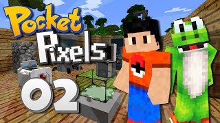 Pixelmon  Pocket Pixels Server 02  Building a Home w YoshitoMario [upl. by Diao]