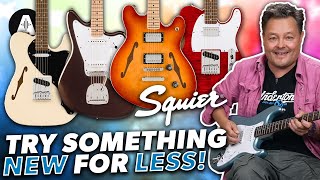 New Squier Affinity Guitars  Try Something New for Less [upl. by Machute]