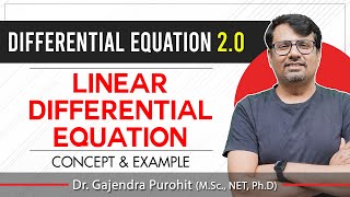 Differential Equation  Linear Differential Equation  Concept amp Example By GP Sir [upl. by Tadd]