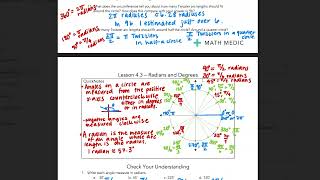 5 3 Radians and Degrees [upl. by Mailliwnhoj]