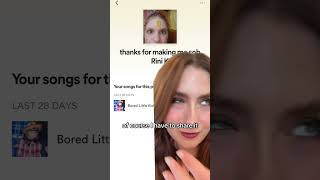 Exposing your spotify playlists playlist spotify spotifyplaylist musician singer reaction [upl. by Elleinahc127]