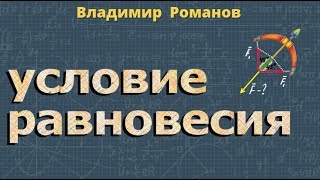 РАВНОВЕСИЯ ТЕЛ физика 10 класс [upl. by Airitak622]