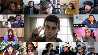 Attack on Titan Final Season Episode 13 Reaction Mashup Reupload [upl. by Ardnnek]