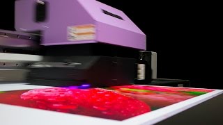 How to Print Custom Graphics  UV Printing InAction [upl. by Nhguavad963]