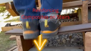 Support Under Composite Decking On Stairs [upl. by Wilton150]