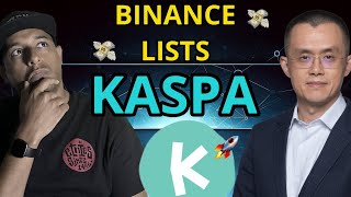 WOW Binance Lists KASPA [upl. by Briscoe]