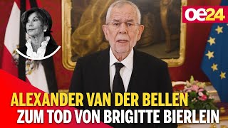 Van der Bellen „Ich hoffe dass ihr bewusst war wie sehr sie andere inspiriert hatquot [upl. by Maude]