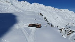 Winterwanderung amp Skidootransport zur Schönwieshütte in Obergurgl Hochgurgl [upl. by Ylas895]