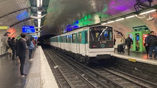 RATP Métro de Paris  MF67 de la Ligne 12 à Montparnasse  Bienvenüe [upl. by Joub]