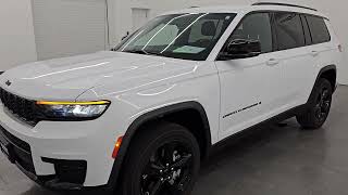 2023 JEEP GRAND CHEROKEE L ALTITUDE BRIGHT WHITE 4K WALKAROUND 14895Z [upl. by Crystal]