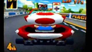 Mario Kart DS Press Any Button for different size [upl. by Terchie]