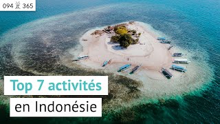 TOP 7 activités en Indonésie  BALI QUOI FAIRE  Jour 94 de 365 [upl. by Letnuhs935]