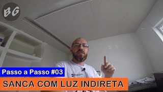 COMO FAZER FORRO E RASGO DE LUZ NO GESSO DRYWALL  Passo a Passo [upl. by Zacharia]