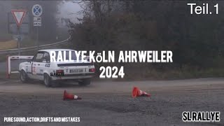 Rallye Köln Ahrweiler 2024 Teil1 Pure SoundActionDrifts And mistakes [upl. by Lysander295]