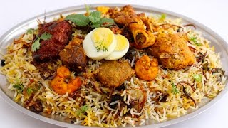 Mixed Nonveg Dum Biryani  Hyderabadi Special Mixed Nonveg Biryani [upl. by Eirameinna]