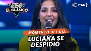 EEG El Clásico Luciana Fuster se despidió del programa HOY [upl. by Marika]