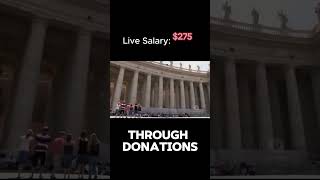 How Much Does Vatican City Make Per Year vatican networth income [upl. by Oicnaneb]