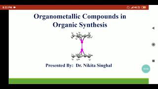 Organozinc Compounds [upl. by Lilli]