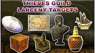 SKYRIM REMASTERD THIEVES GUILD LARCENY TARGETS [upl. by Monika567]