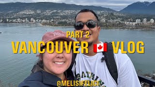 Vancouver 🇨🇦 Vlog Part 2  Stanley Park Marugme Udon The Hive Japadog Honolulu Coffee [upl. by Esyak]