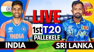 India vs Sri Lanka 1st T20  Live Cricket Match Today  IND vs SL Live Match Today  2nd Innings [upl. by Carmen]