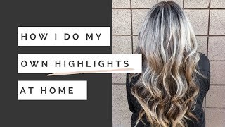 How I Do My Own Highlights At Home Tutorial  Professional Product amp Tools List [upl. by Anyehs]