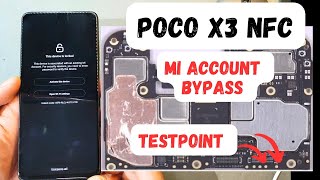 Xiaomi poco x3 NFC mi account bypass by unlock tools [upl. by Tayib]