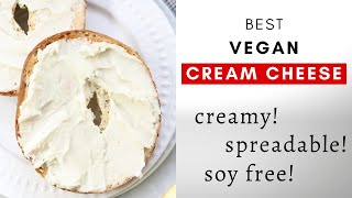 Make Vegan Cream Cheese  creamy spreadable soyfree [upl. by Yblocaj]