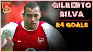 GILBERTO ► All 24 Goals  Arsenal ● 20022008 HD [upl. by Jourdan]