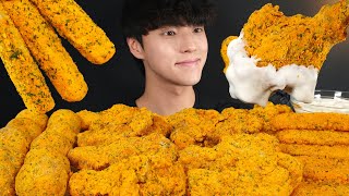 뿌링클 먹방 뿌링클 치킨 치즈볼 치즈스틱까지 CHICKEN amp CHEESE STICKS amp CHEESE BALLS MUKBANG ASMR EATING SOUNDS [upl. by Airtemed157]