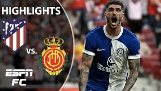 🎉 ANNIVERSARY CELEBRATIONS 🎉 Atletico Madrid vs Mallorca  LaLiga Highlights  ESPN FC [upl. by Hoi]