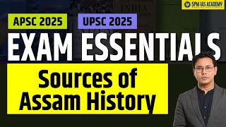 Sources of Ancient Assam History  Exam Essentials for APSC 2025 Exam UPSC 2025 I SPM IAS Academy [upl. by Lindsley]