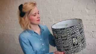 Make a custom drum lampshade in less than an hour Make it easy with a DIY Lampshade Kit [upl. by Leirda477]